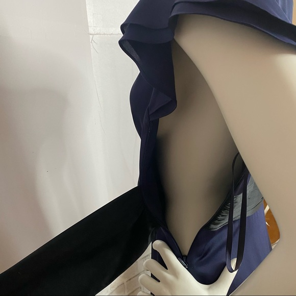 SOLD | BCBGMaxAzria Classic Evening Belted Dress - Picture 8 of 15